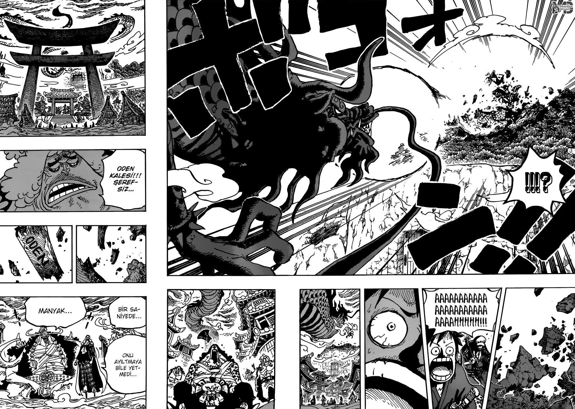 One Piece mangasının 0922 bölümünün 14. sayfasını okuyorsunuz.