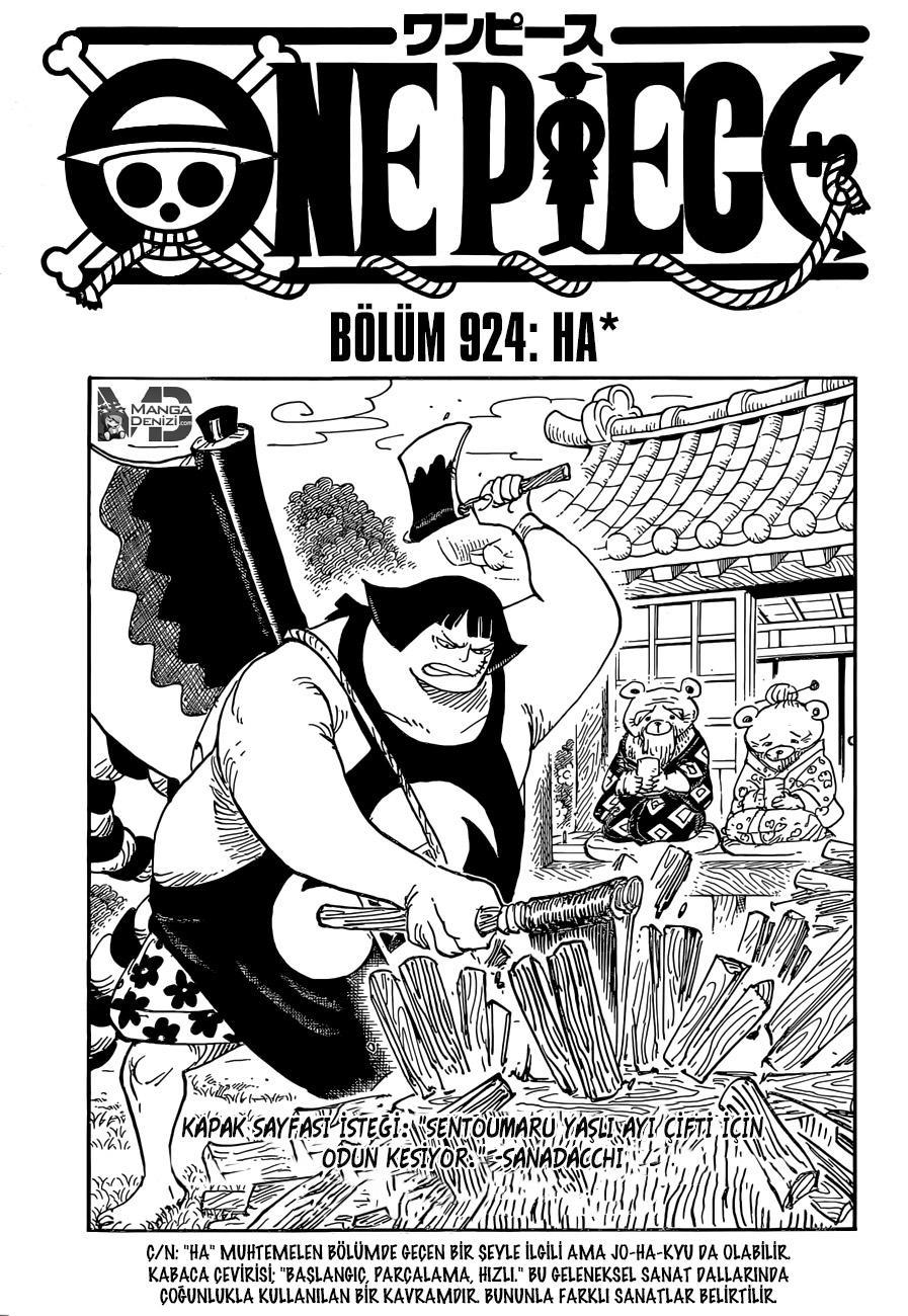 One Piece mangasının 0924 bölümünün 2. sayfasını okuyorsunuz.