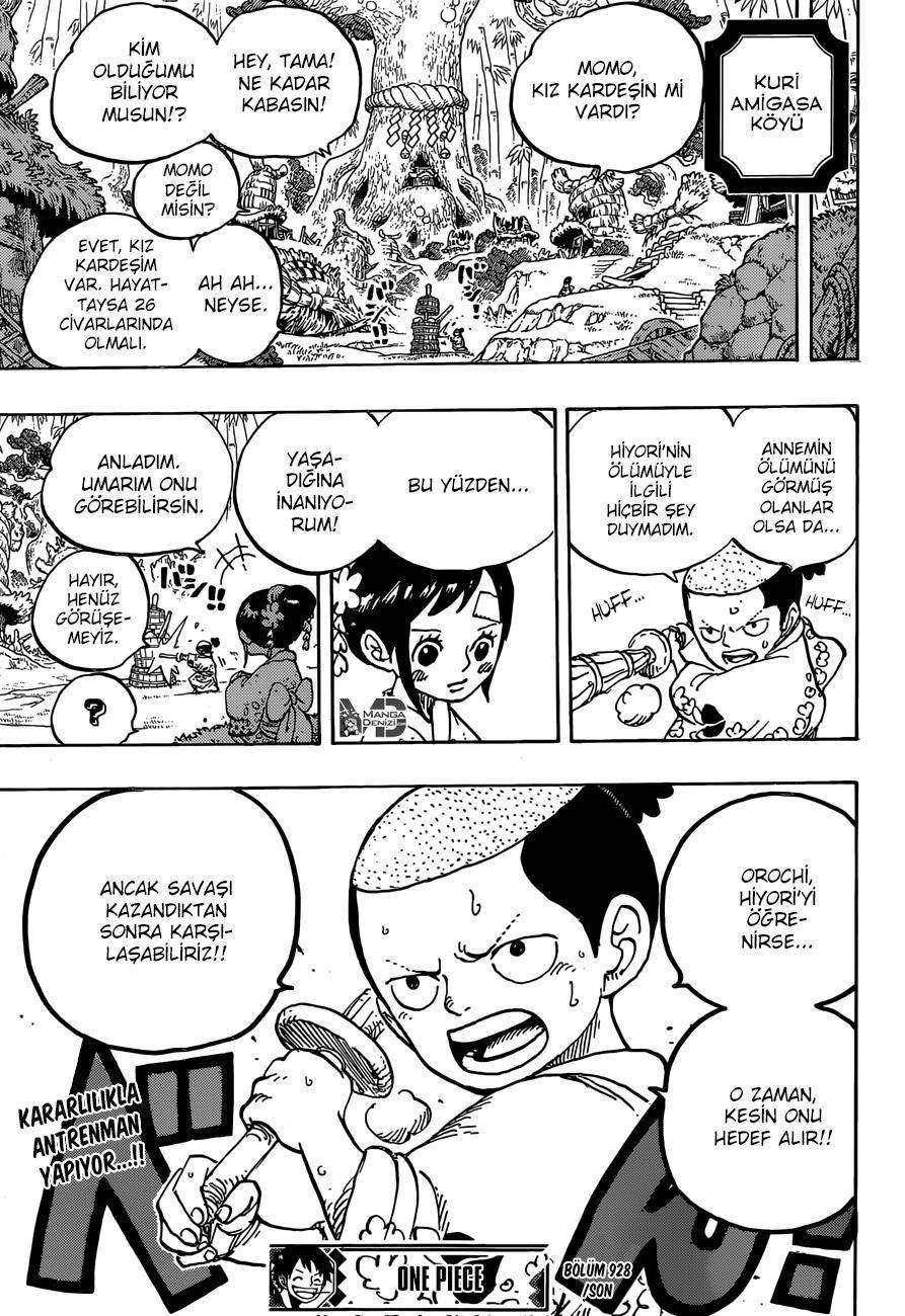 One Piece mangasının 0928 bölümünün 17. sayfasını okuyorsunuz.