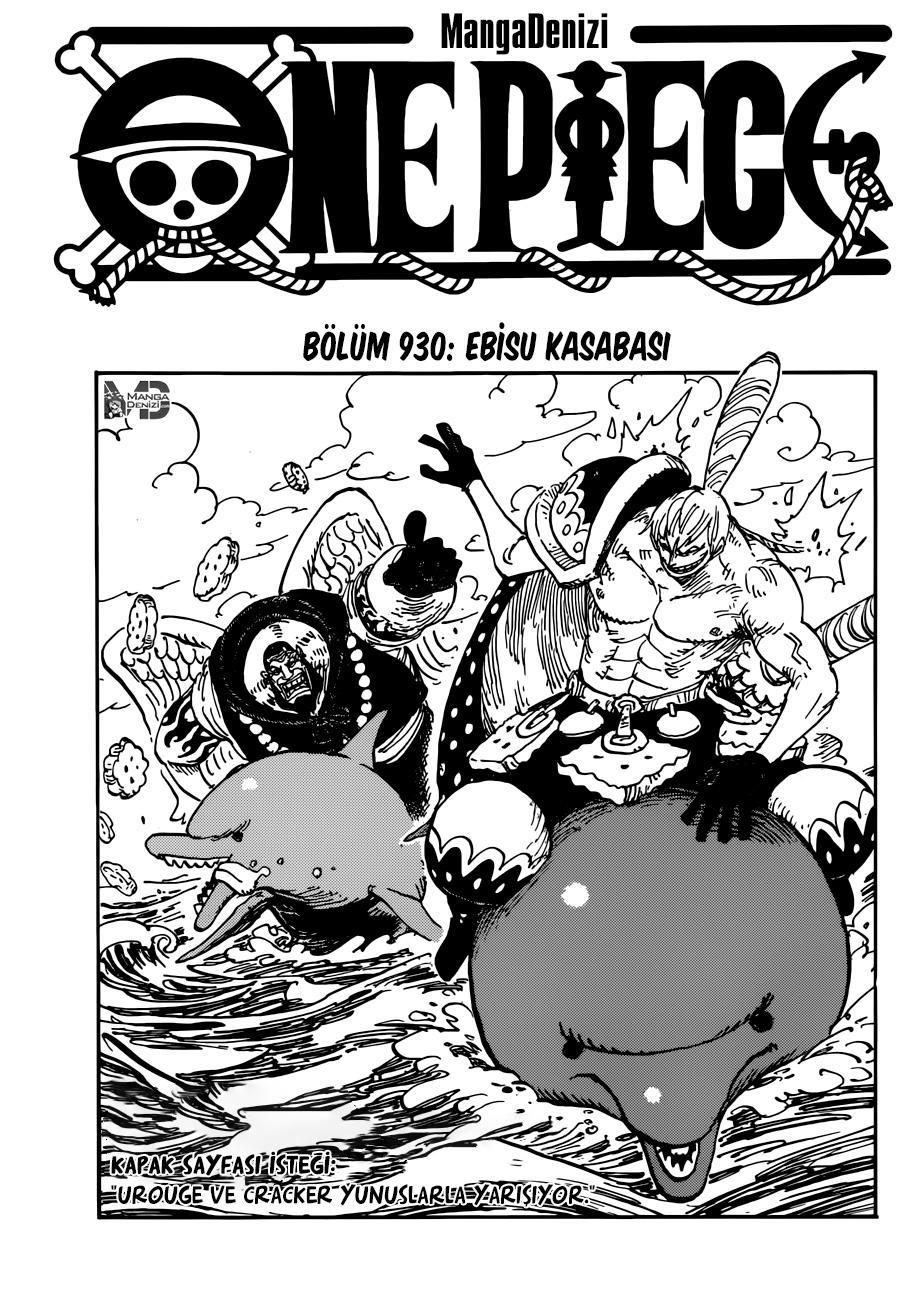 One Piece mangasının 0930 bölümünün 2. sayfasını okuyorsunuz.