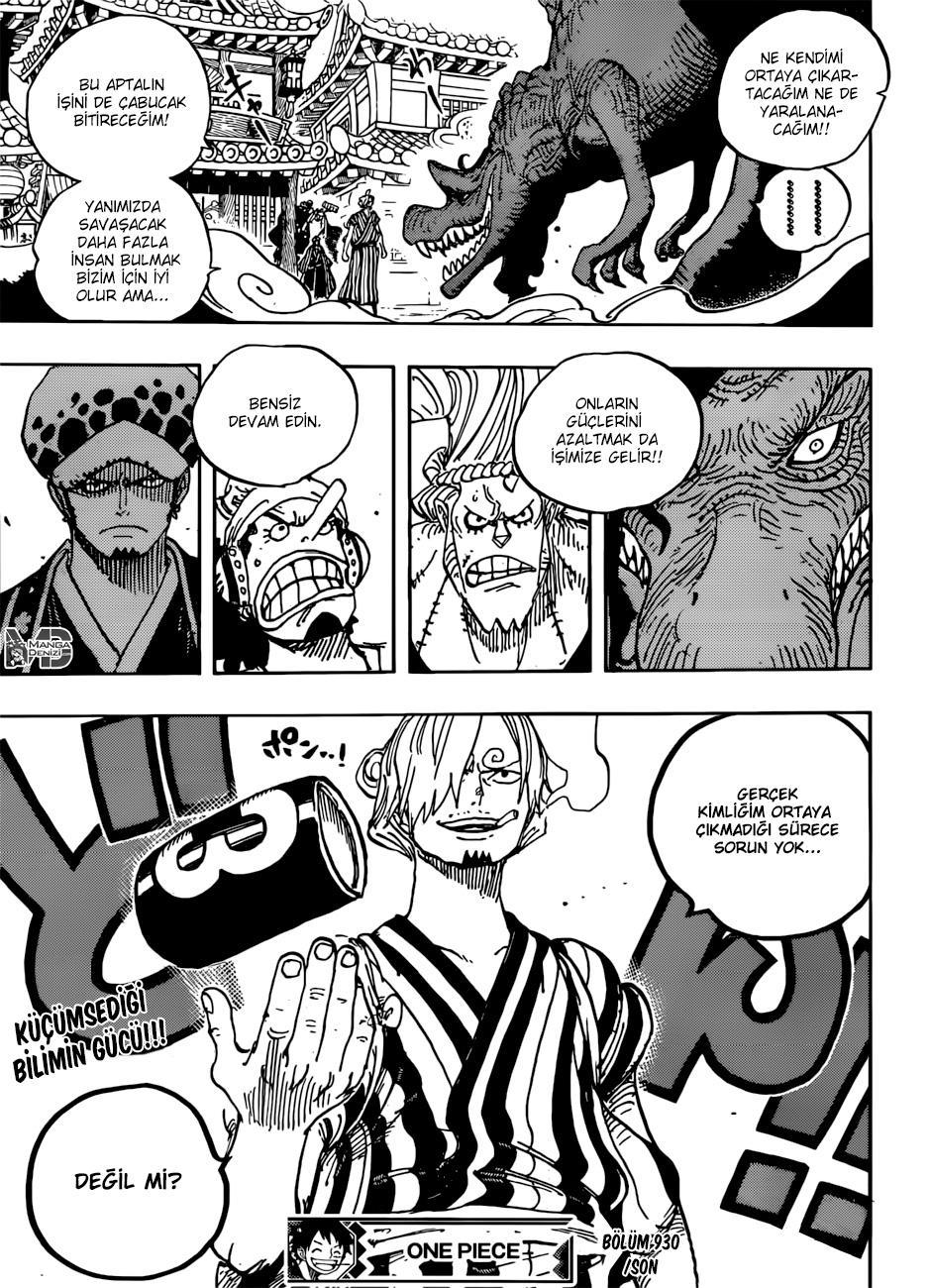 One Piece mangasının 0930 bölümünün 16. sayfasını okuyorsunuz.