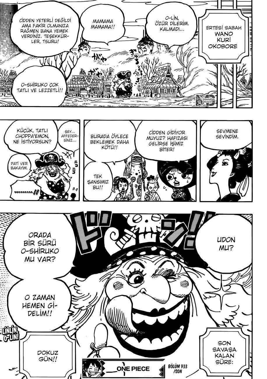 One Piece mangasının 0933 bölümünün 18. sayfasını okuyorsunuz.