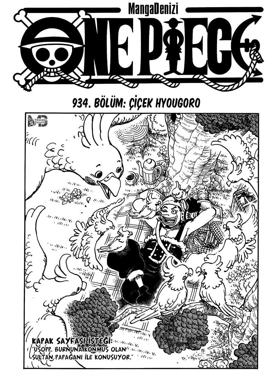 One Piece mangasının 0934 bölümünün 2. sayfasını okuyorsunuz.