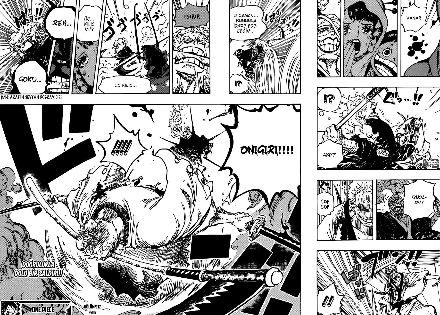 One Piece mangasının 0937 bölümünün 16. sayfasını okuyorsunuz.