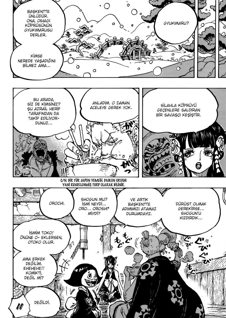 One Piece mangasının 0938 bölümünün 13. sayfasını okuyorsunuz.