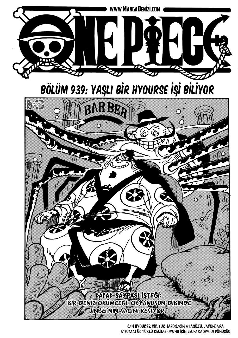 One Piece mangasının 0939 bölümünün 2. sayfasını okuyorsunuz.