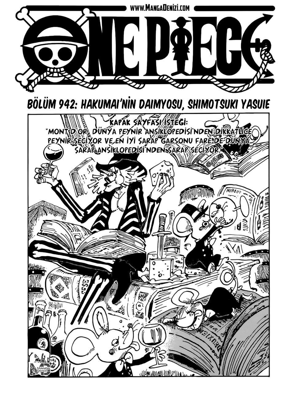 One Piece mangasının 0942 bölümünün 2. sayfasını okuyorsunuz.