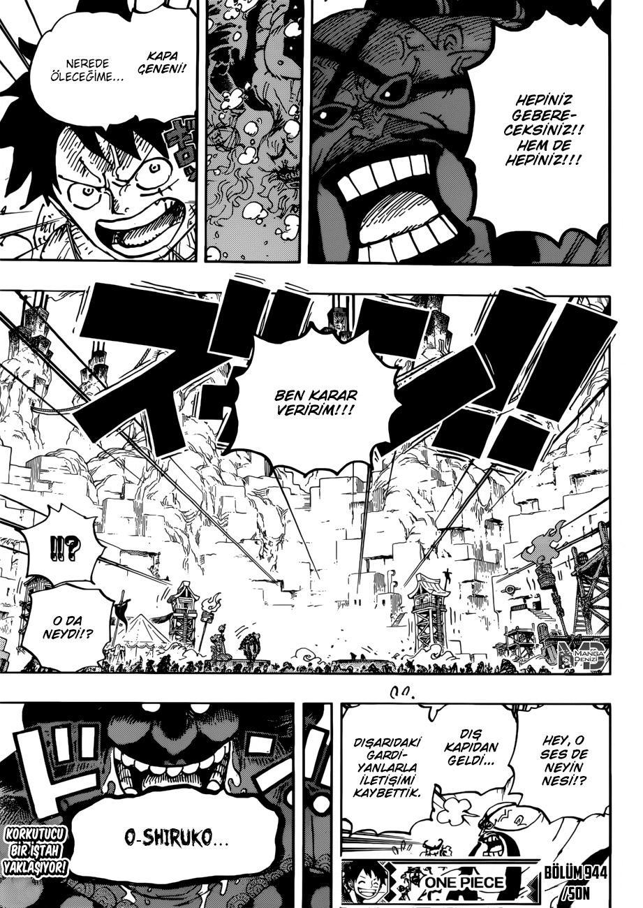 One Piece mangasının 0944 bölümünün 18. sayfasını okuyorsunuz.