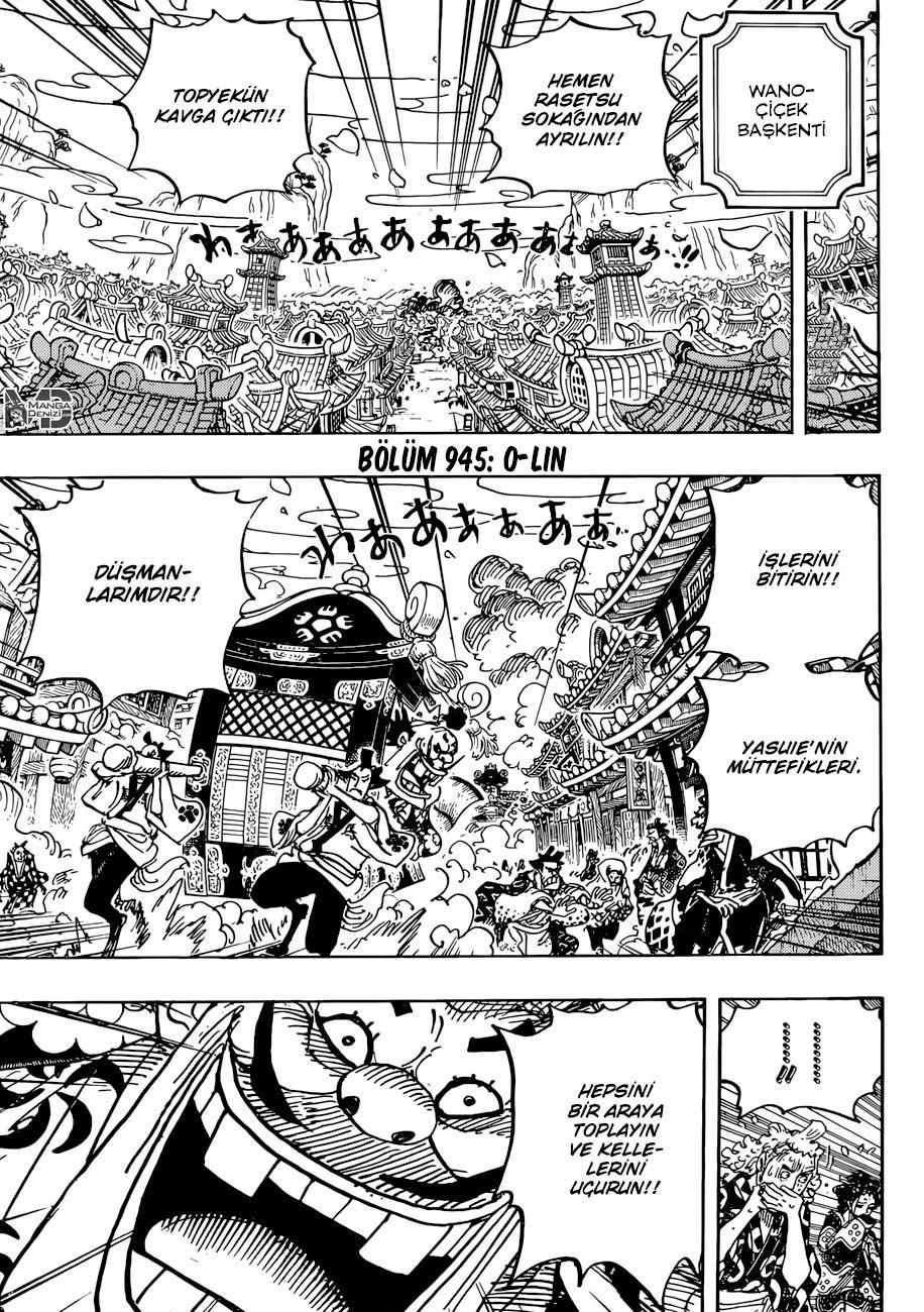 One Piece mangasının 0945 bölümünün 2. sayfasını okuyorsunuz.