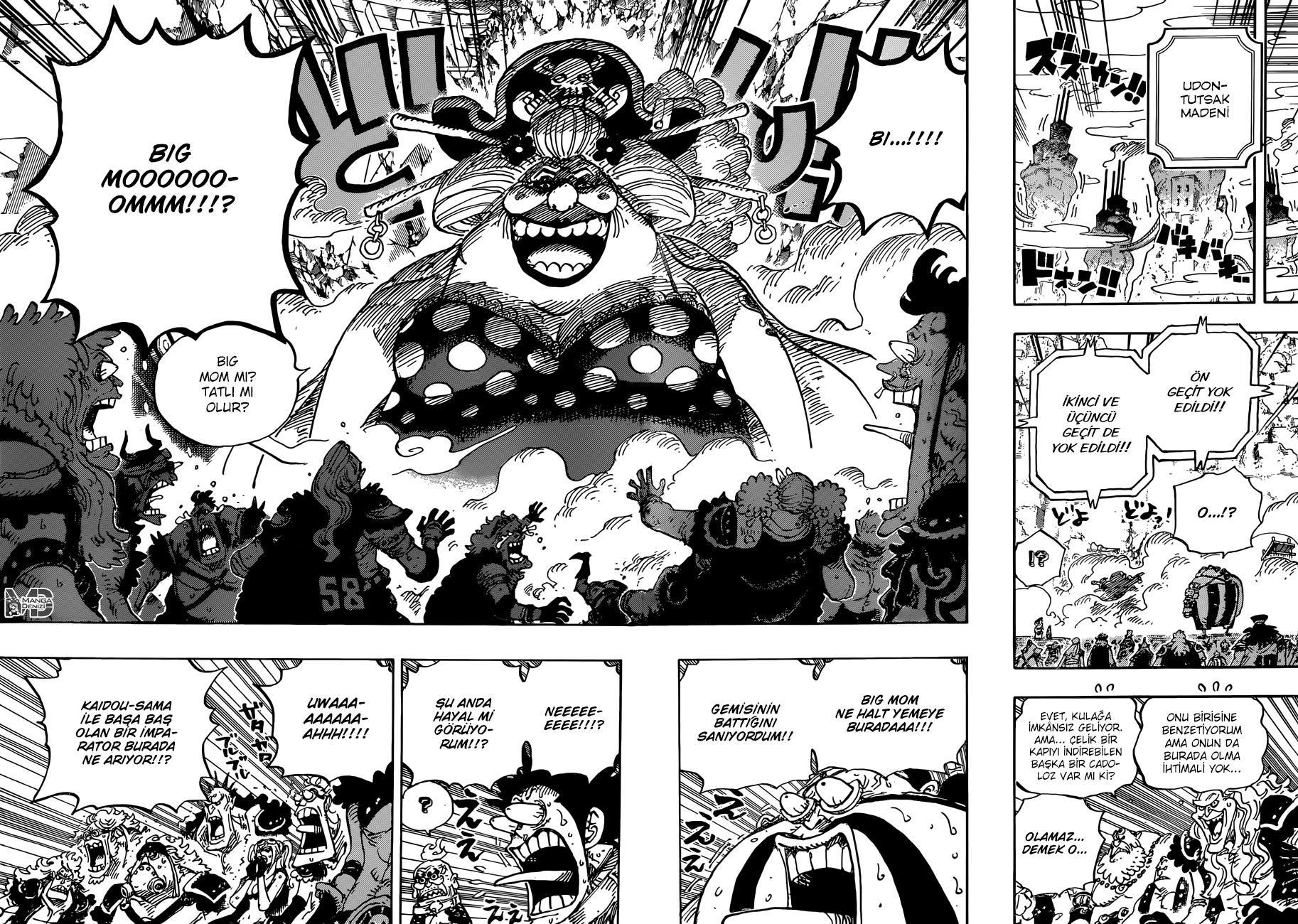 One Piece mangasının 0945 bölümünün 13. sayfasını okuyorsunuz.