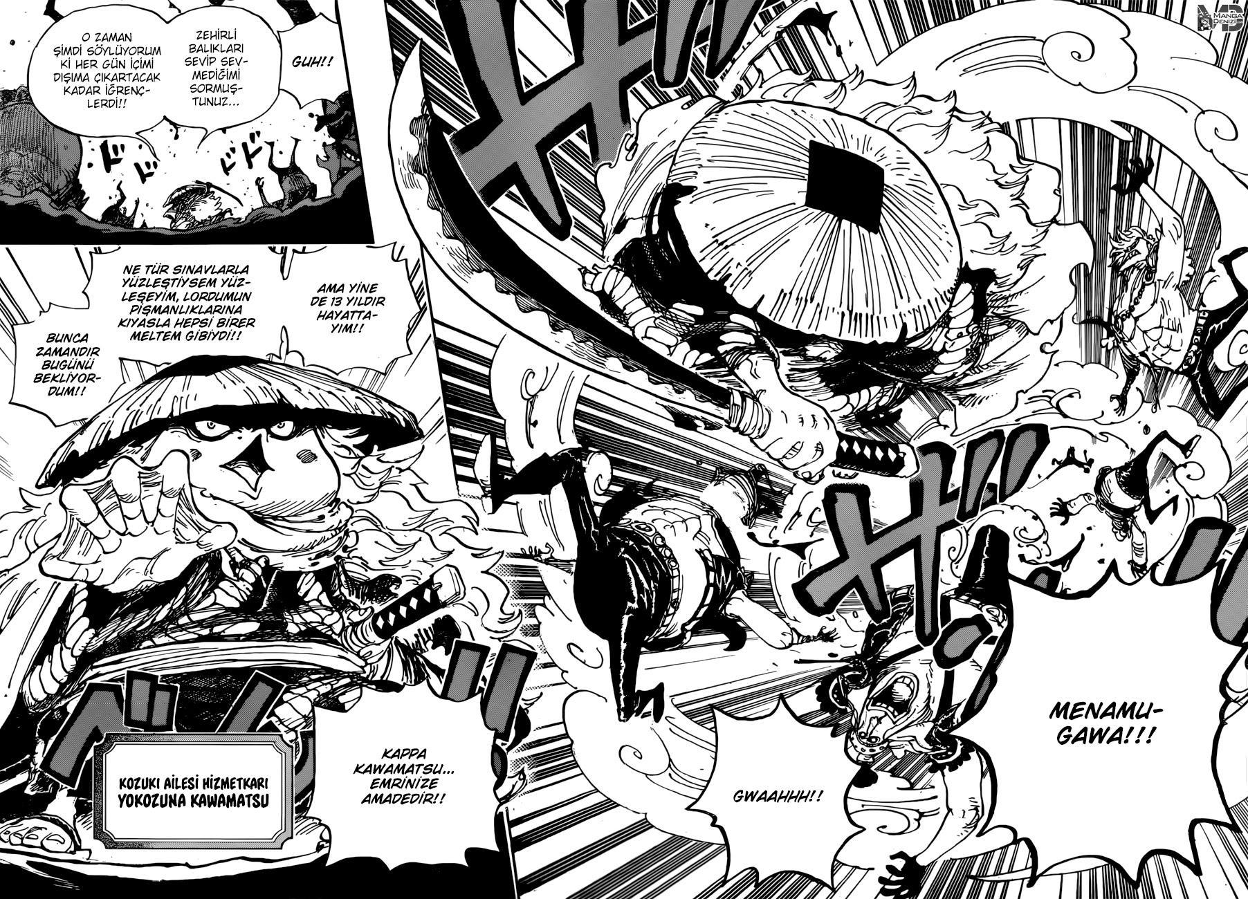 One Piece mangasının 0948 bölümünün 12. sayfasını okuyorsunuz.