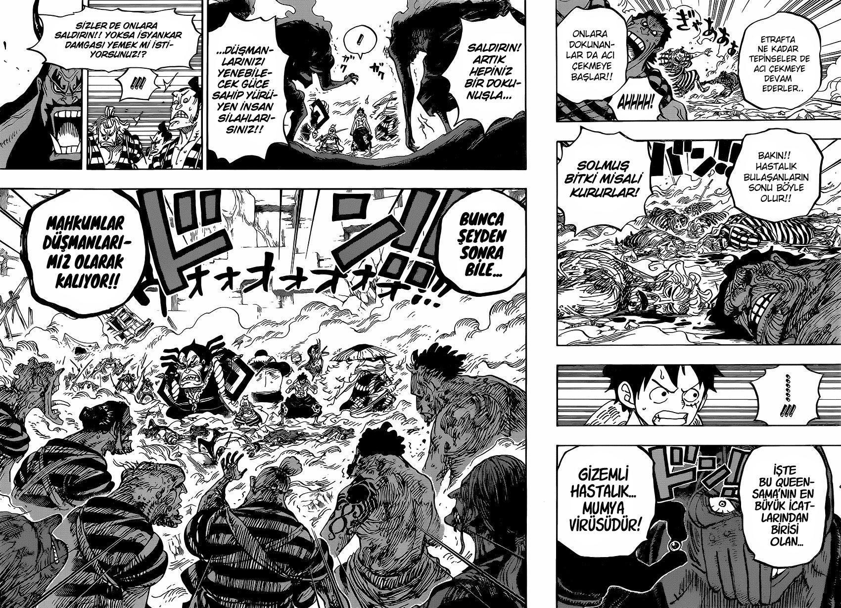 One Piece mangasının 0949 bölümünün 8. sayfasını okuyorsunuz.