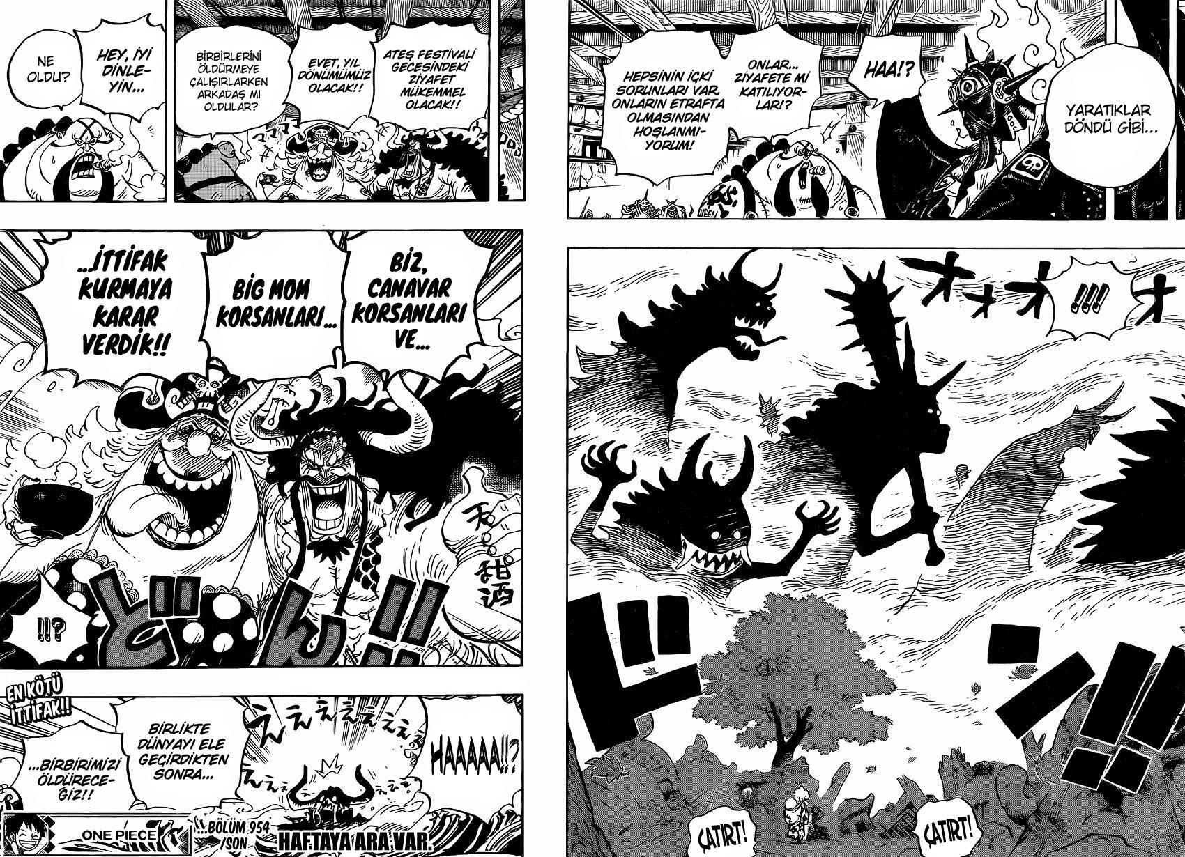 One Piece mangasının 0954 bölümünün 13. sayfasını okuyorsunuz.