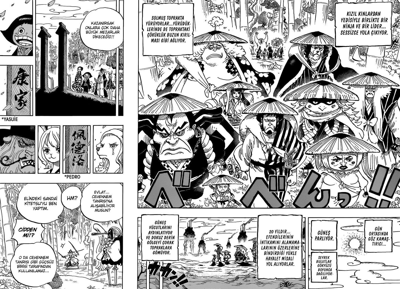 One Piece mangasının 0955 bölümünün 15. sayfasını okuyorsunuz.