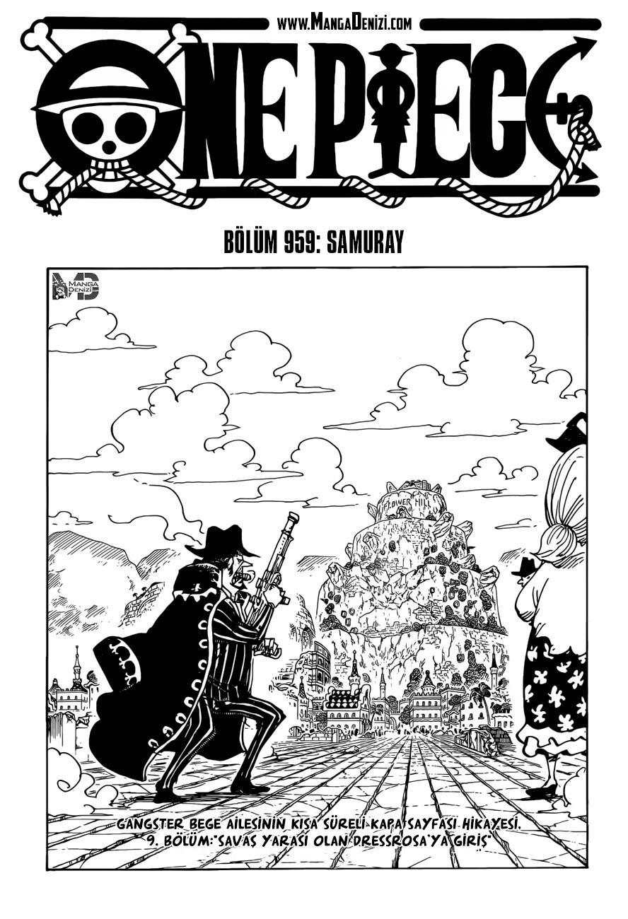 One Piece mangasının 0959 bölümünün 2. sayfasını okuyorsunuz.