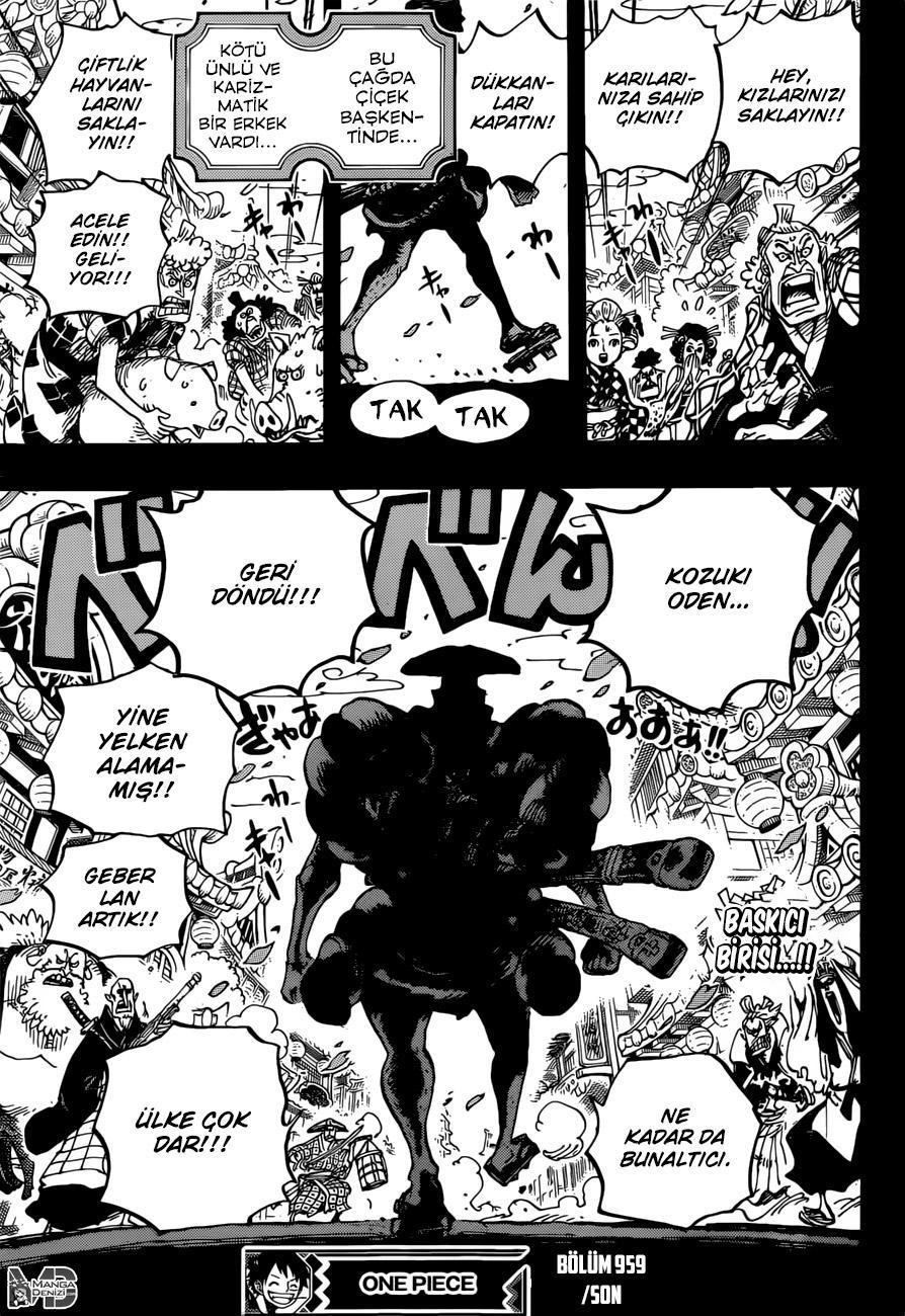 One Piece mangasının 0959 bölümünün 18. sayfasını okuyorsunuz.