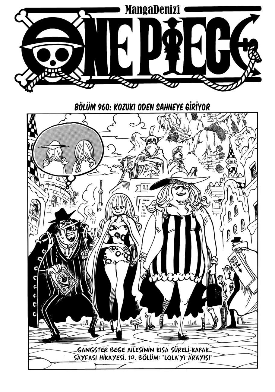 One Piece mangasının 0960 bölümünün 2. sayfasını okuyorsunuz.