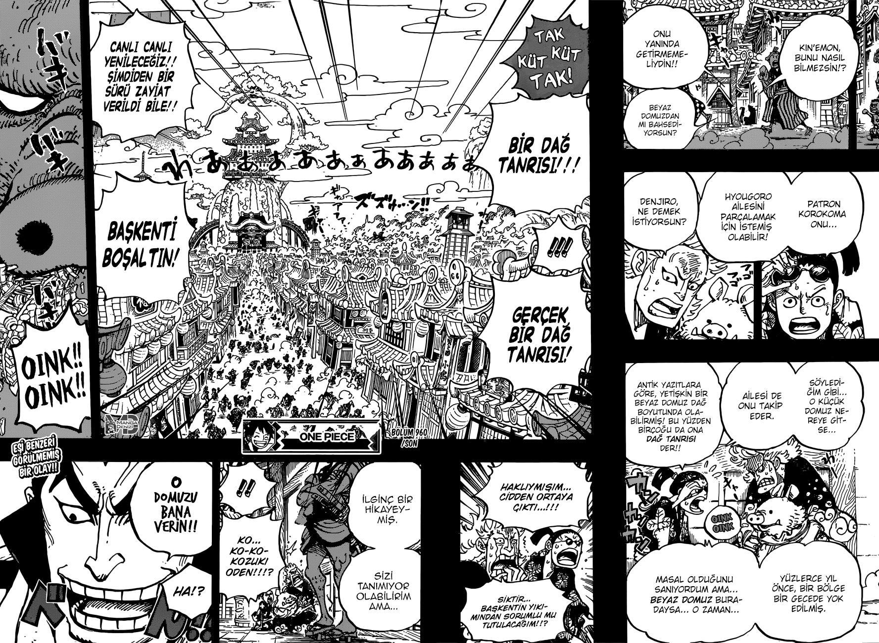 One Piece mangasının 0960 bölümünün 16. sayfasını okuyorsunuz.