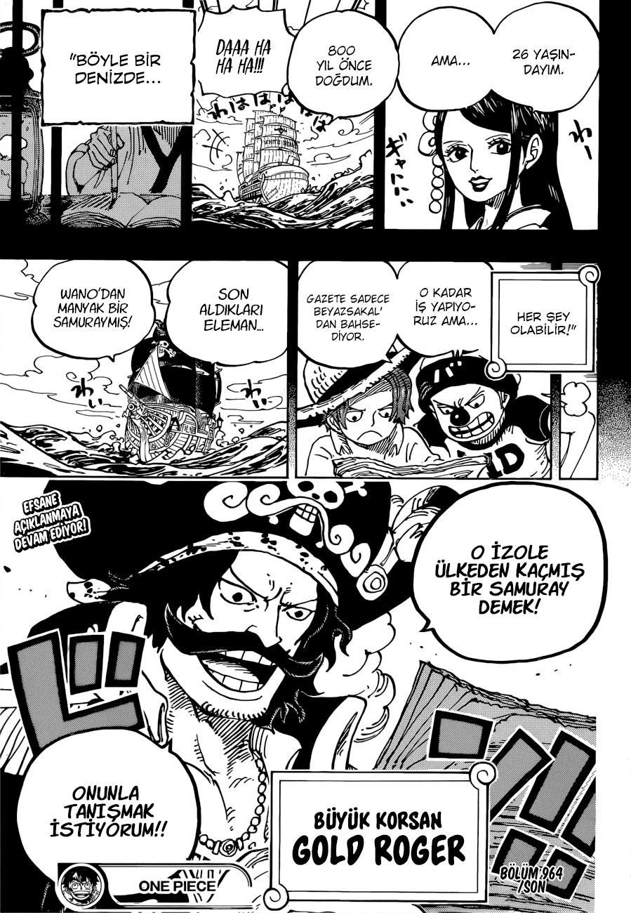 One Piece mangasının 0964 bölümünün 18. sayfasını okuyorsunuz.