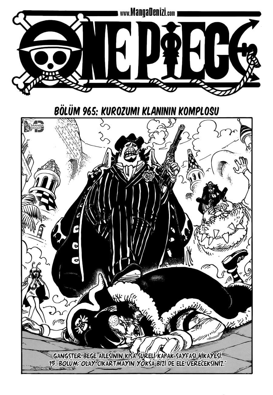 One Piece mangasının 0965 bölümünün 2. sayfasını okuyorsunuz.