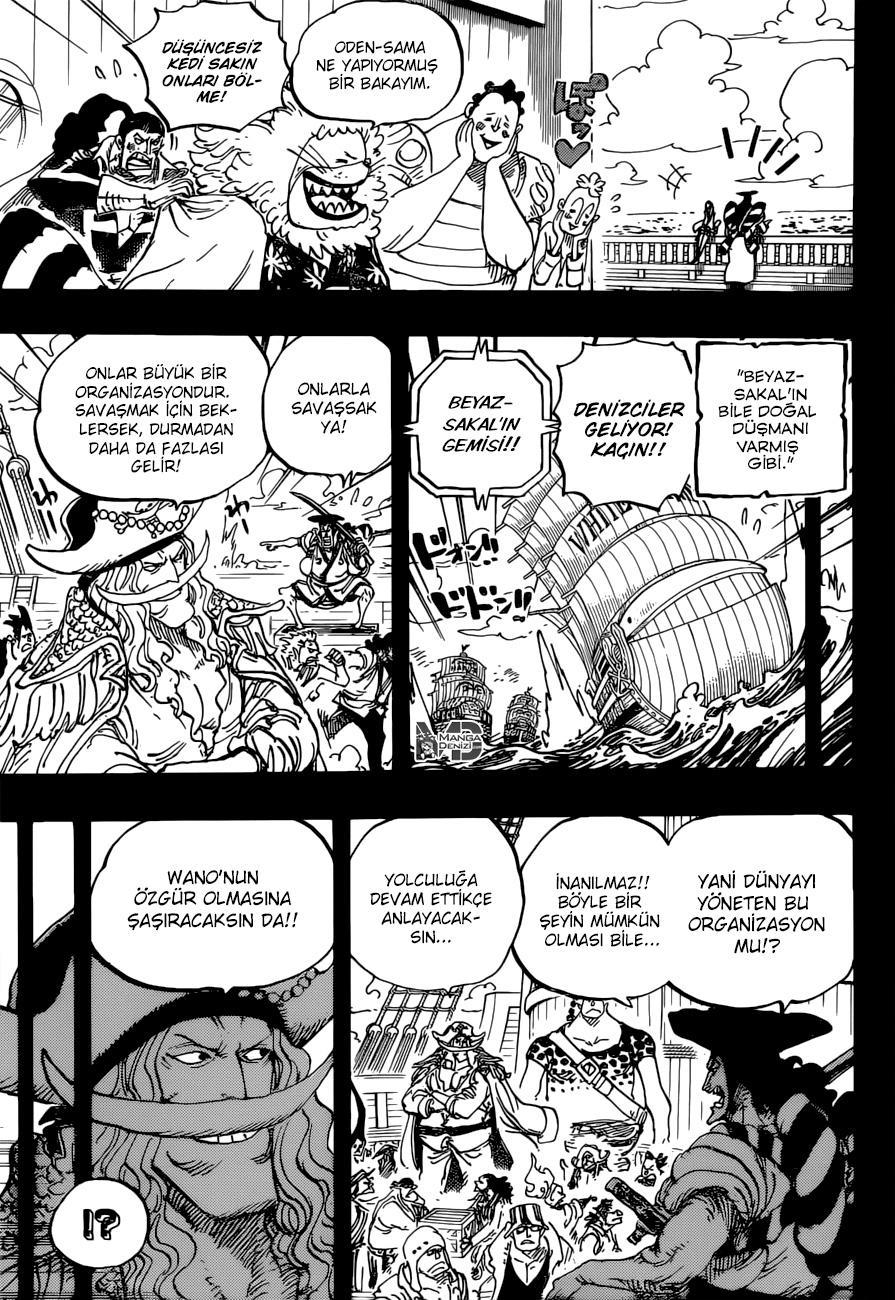 One Piece mangasının 0965 bölümünün 4. sayfasını okuyorsunuz.