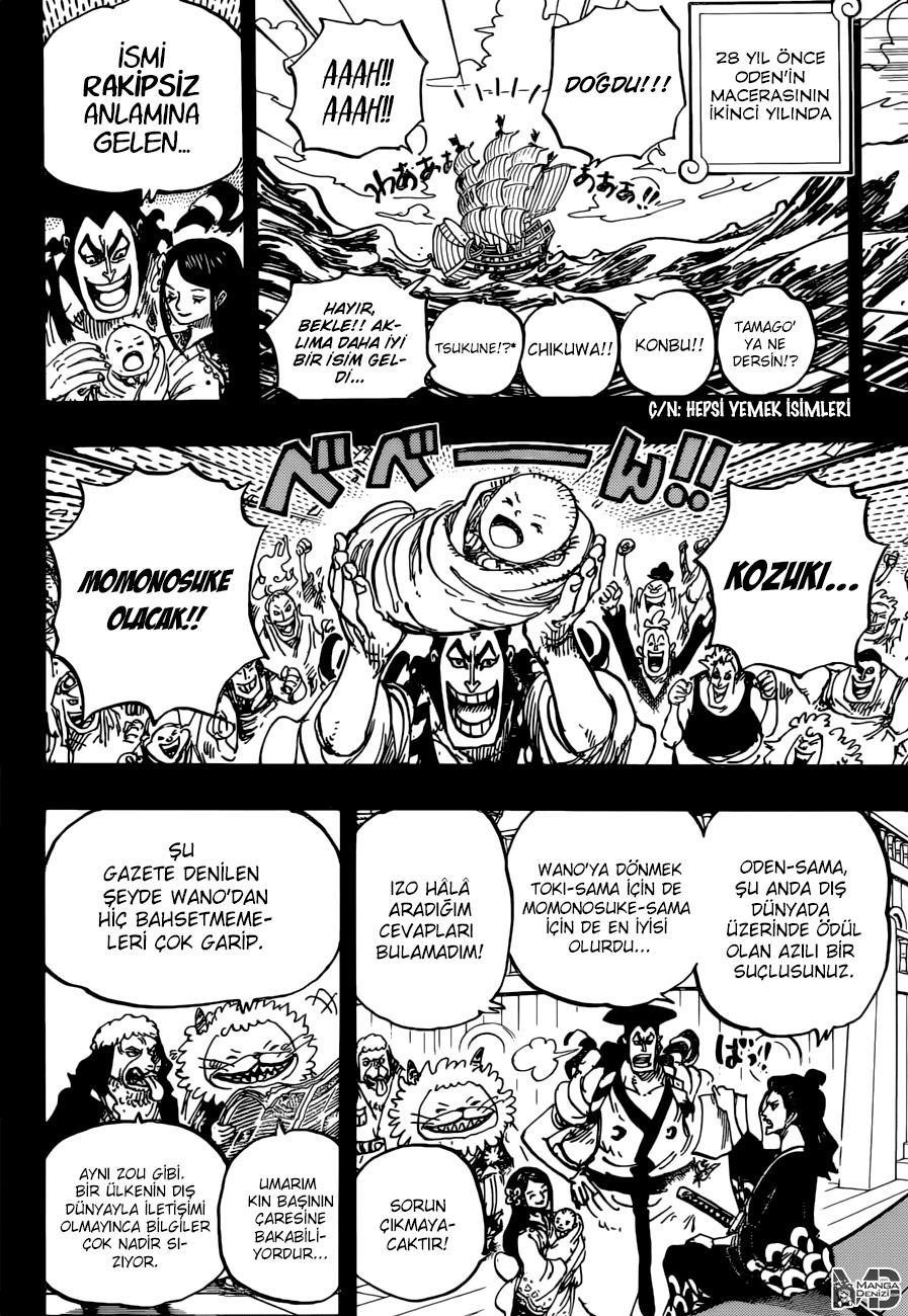 One Piece mangasının 0965 bölümünün 5. sayfasını okuyorsunuz.