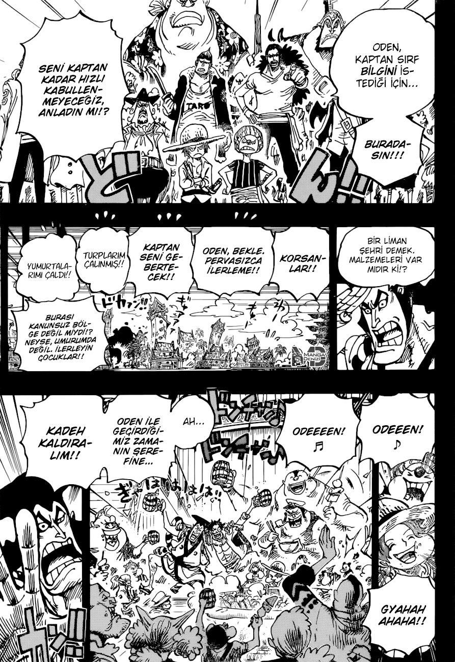 One Piece mangasının 0966 bölümünün 15. sayfasını okuyorsunuz.