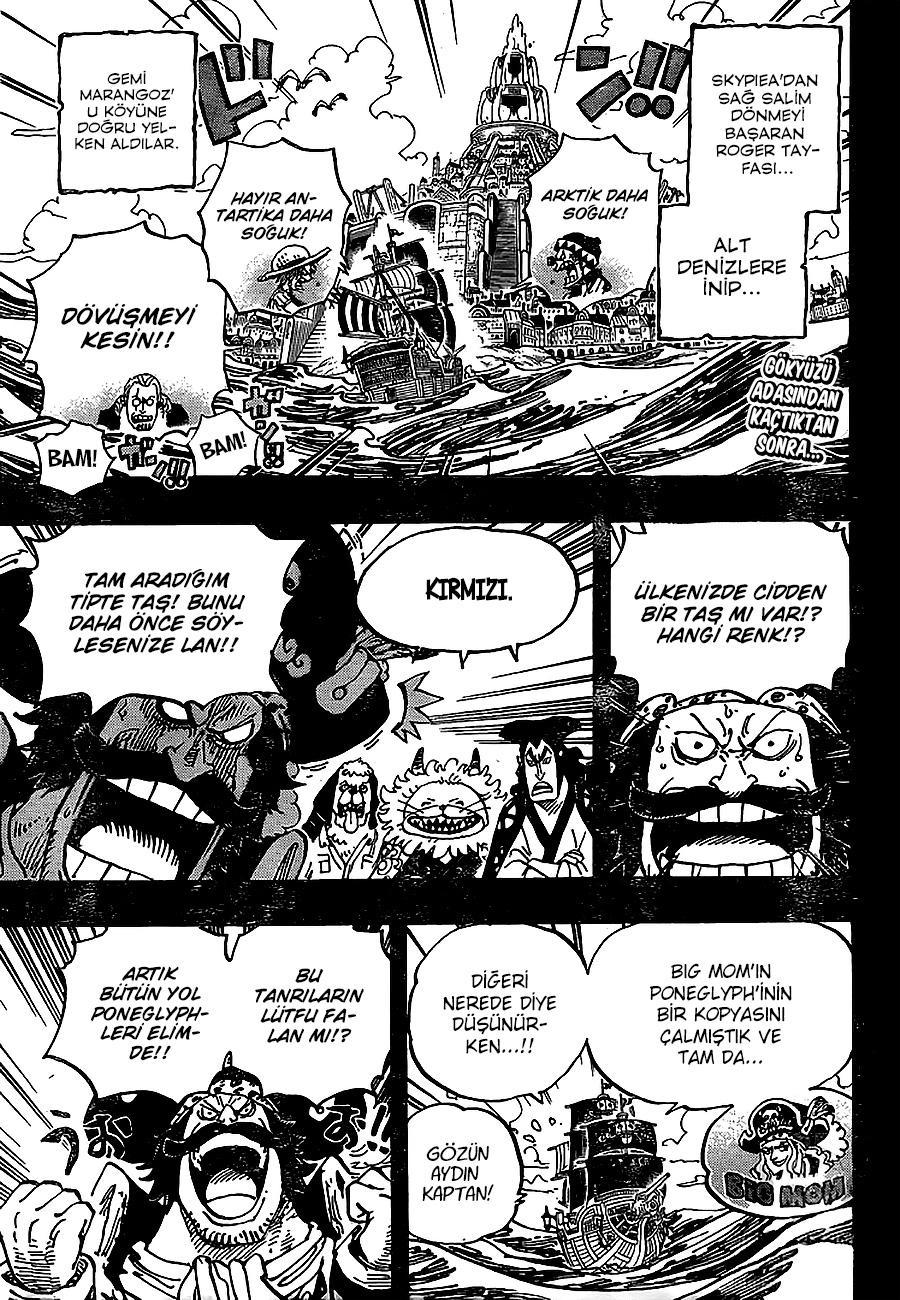 One Piece mangasının 0967 bölümünün 3. sayfasını okuyorsunuz.