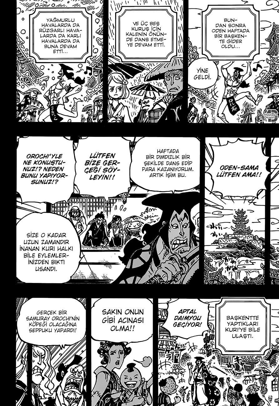 One Piece mangasının 0969 bölümünün 10. sayfasını okuyorsunuz.