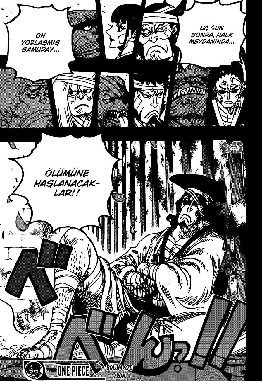 One Piece mangasının 0970 bölümünün 17. sayfasını okuyorsunuz.