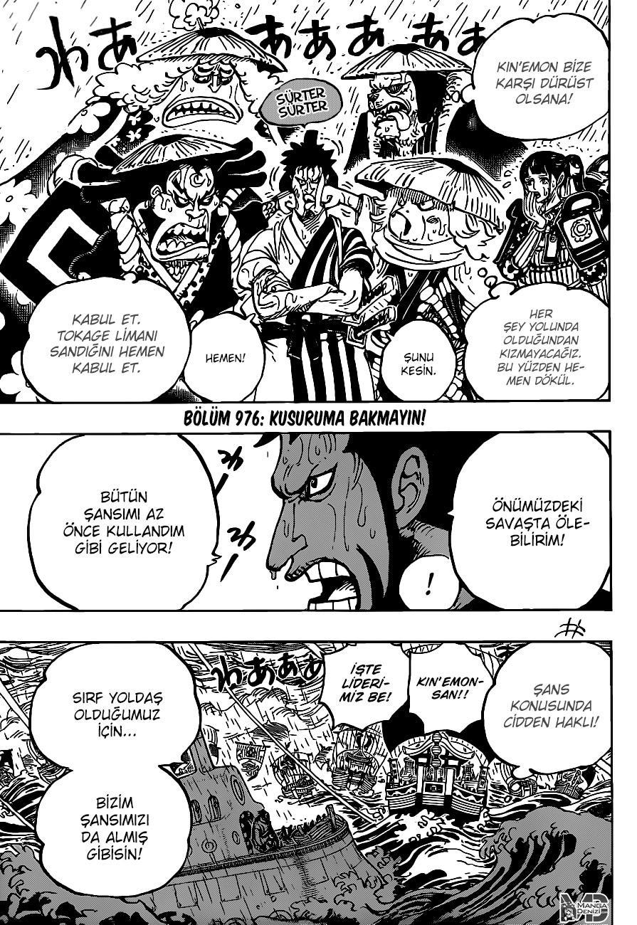 One Piece mangasının 0976 bölümünün 3. sayfasını okuyorsunuz.