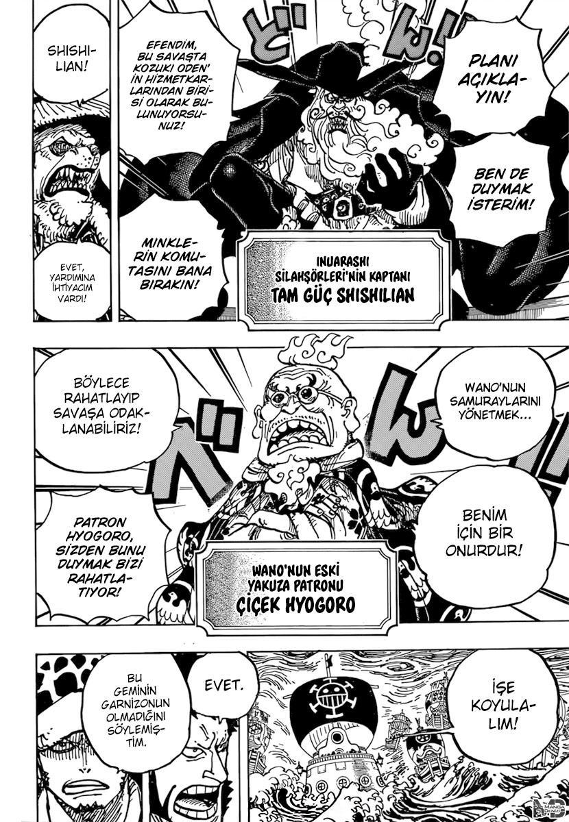 One Piece mangasının 0977 bölümünün 5. sayfasını okuyorsunuz.