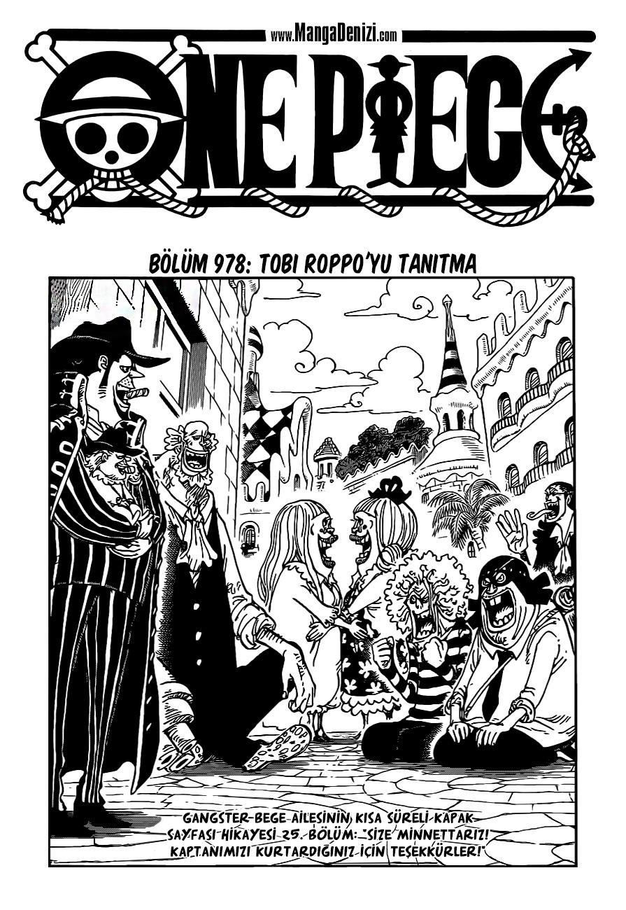 One Piece mangasının 0978 bölümünün 2. sayfasını okuyorsunuz.