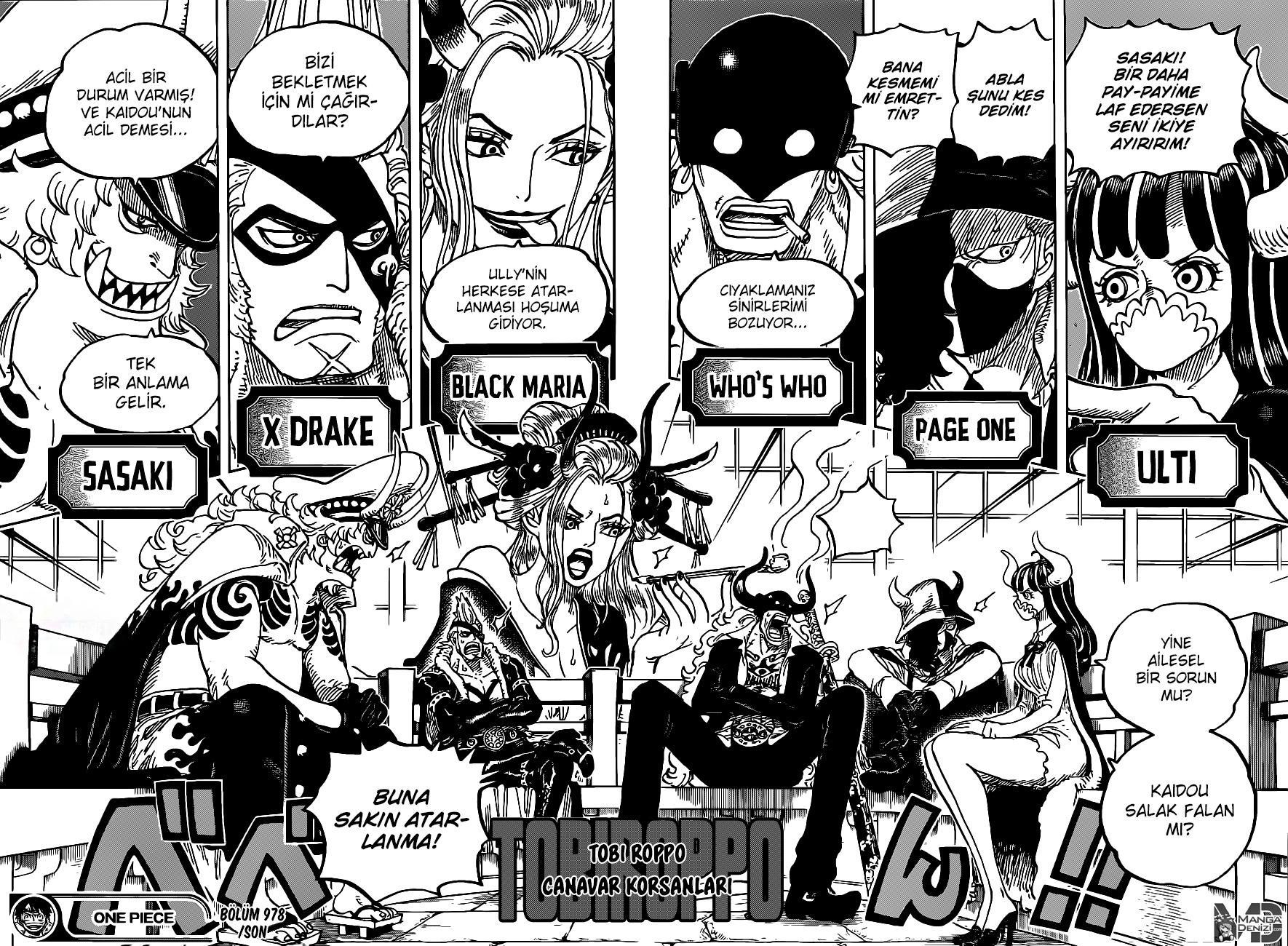 One Piece mangasının 0978 bölümünün 15. sayfasını okuyorsunuz.