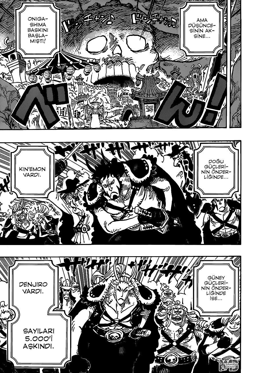One Piece mangasının 0979 bölümünün 4. sayfasını okuyorsunuz.