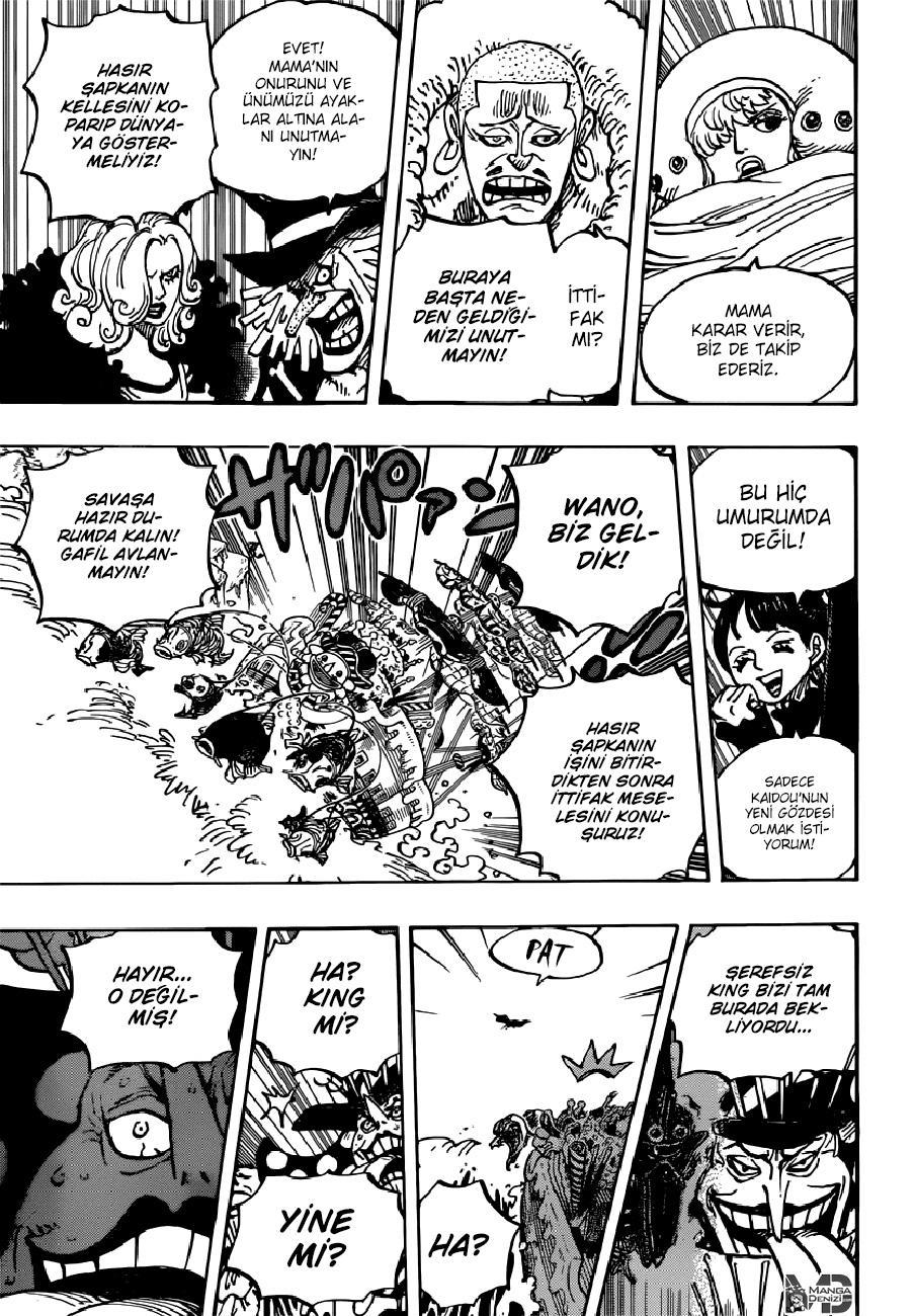 One Piece mangasının 0981 bölümünün 17. sayfasını okuyorsunuz.