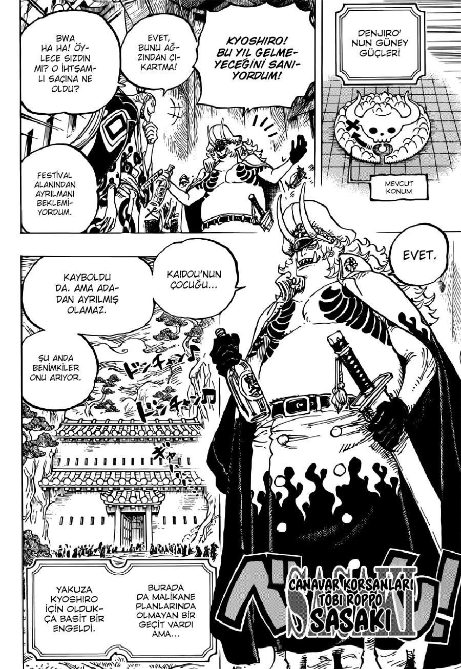 One Piece mangasının 0982 bölümünün 13. sayfasını okuyorsunuz.