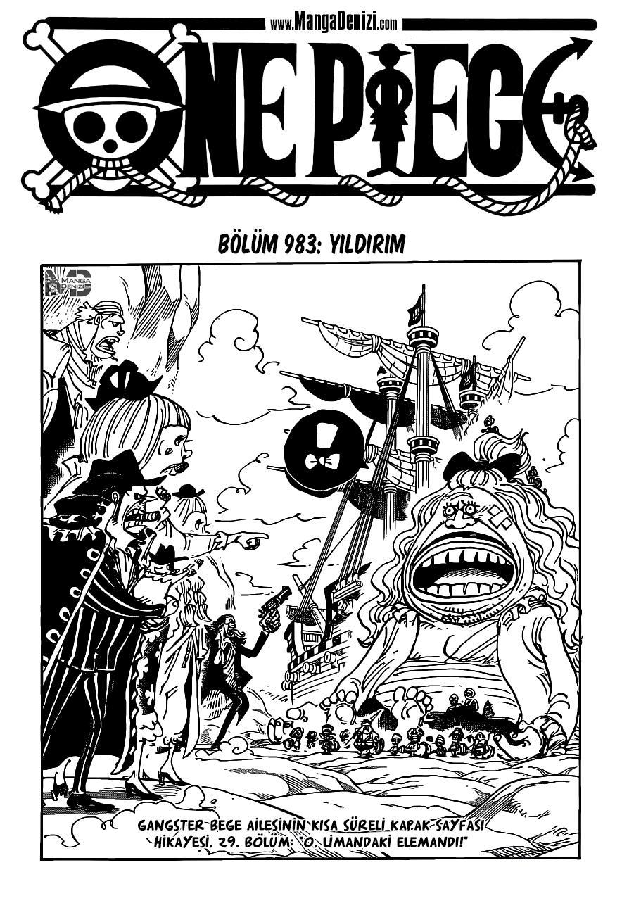 One Piece mangasının 0983 bölümünün 2. sayfasını okuyorsunuz.