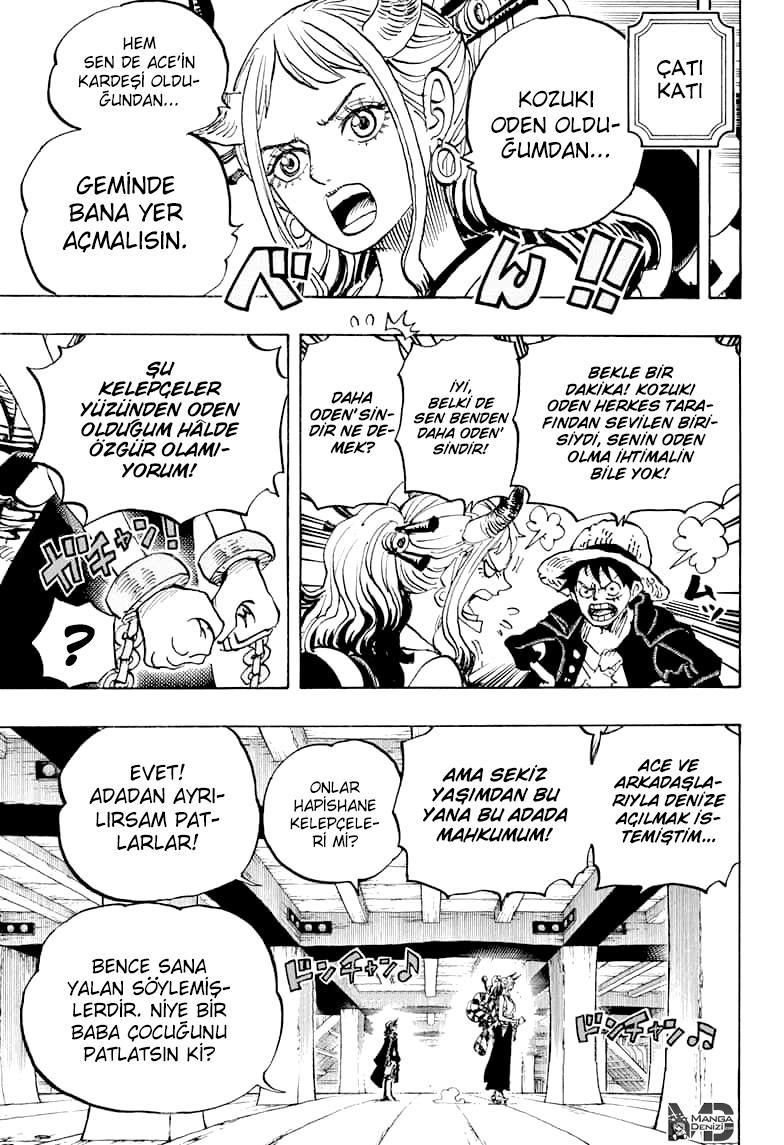 One Piece mangasının 0985 bölümünün 8. sayfasını okuyorsunuz.