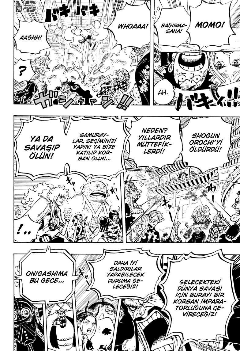 One Piece mangasının 0985 bölümünün 16. sayfasını okuyorsunuz.