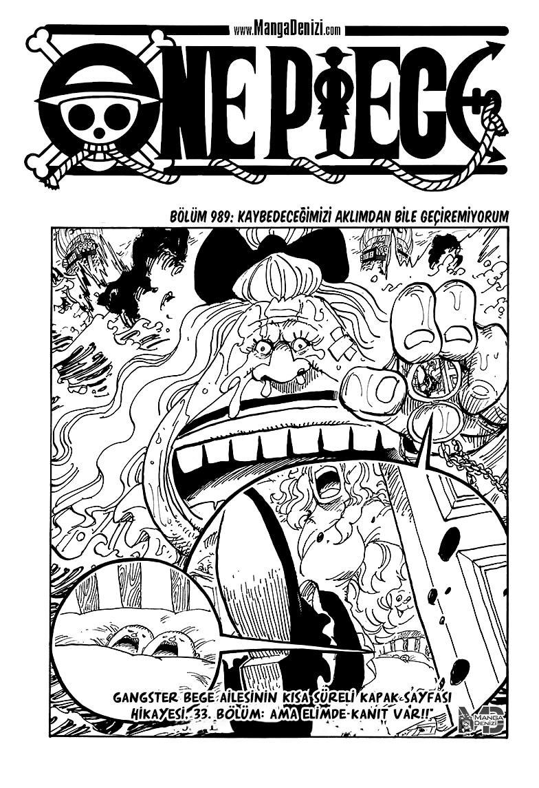 One Piece mangasının 0989 bölümünün 2. sayfasını okuyorsunuz.