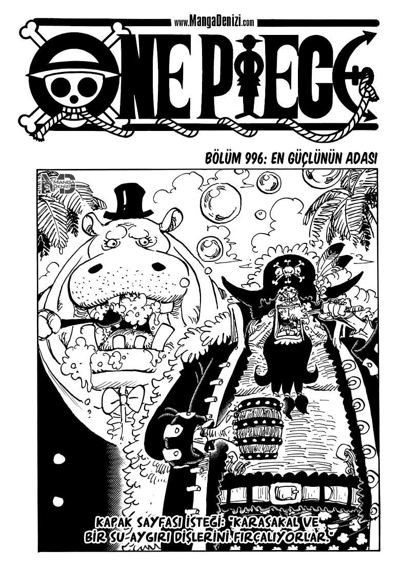 One Piece mangasının 0996 bölümünün 2. sayfasını okuyorsunuz.