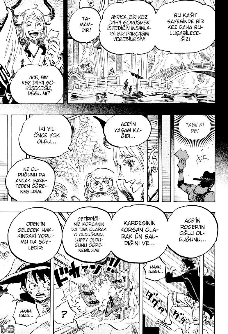 One Piece mangasının 1000 bölümünün 9. sayfasını okuyorsunuz.