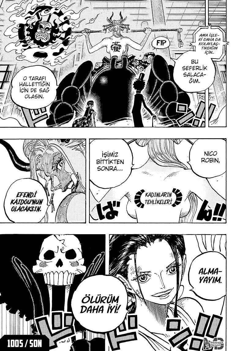 One Piece mangasının 1005 bölümünün 17. sayfasını okuyorsunuz.