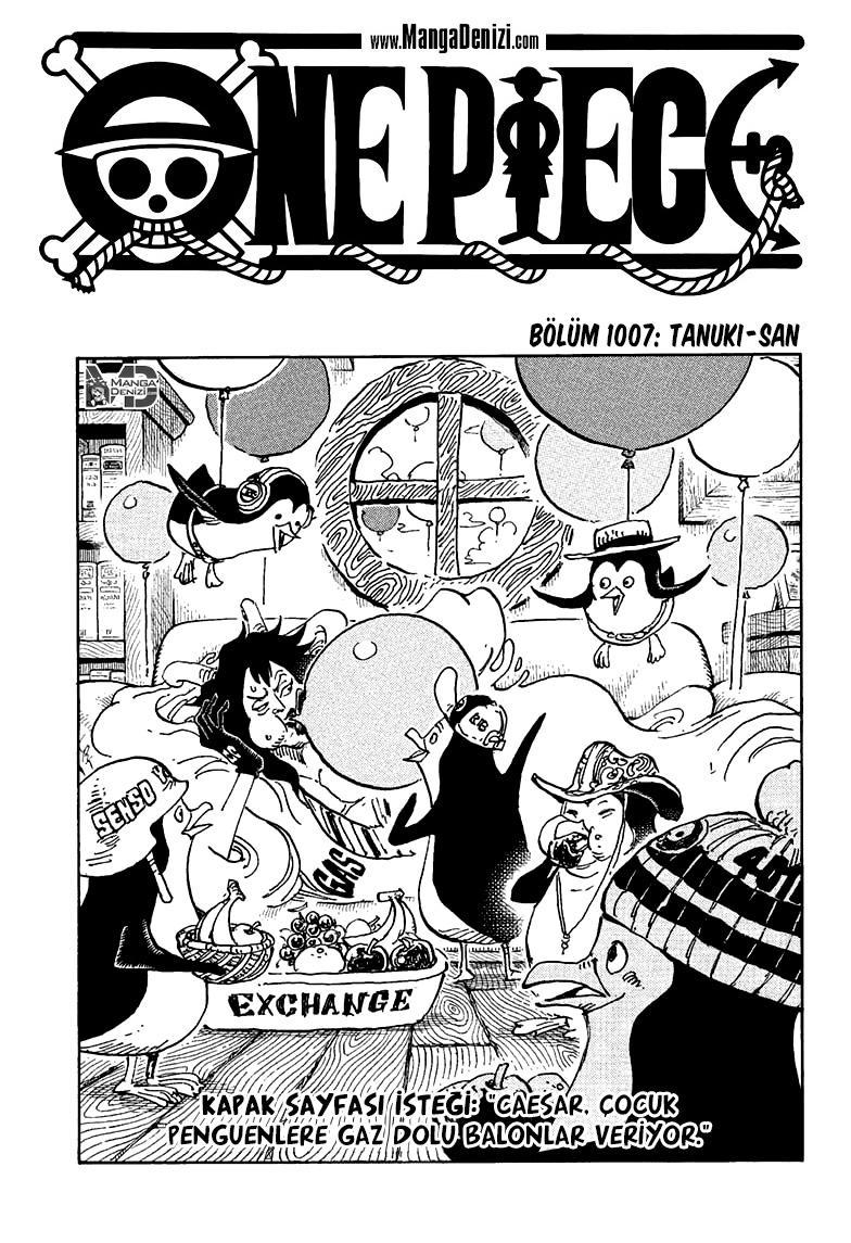 One Piece mangasının 1007 bölümünün 2. sayfasını okuyorsunuz.
