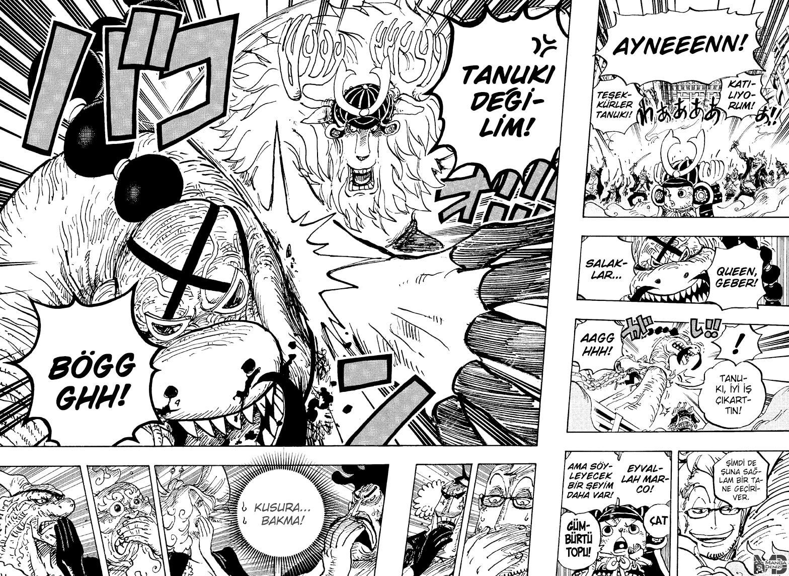 One Piece mangasının 1007 bölümünün 13. sayfasını okuyorsunuz.