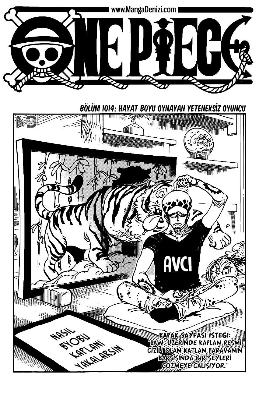 One Piece mangasının 1014 bölümünün 2. sayfasını okuyorsunuz.
