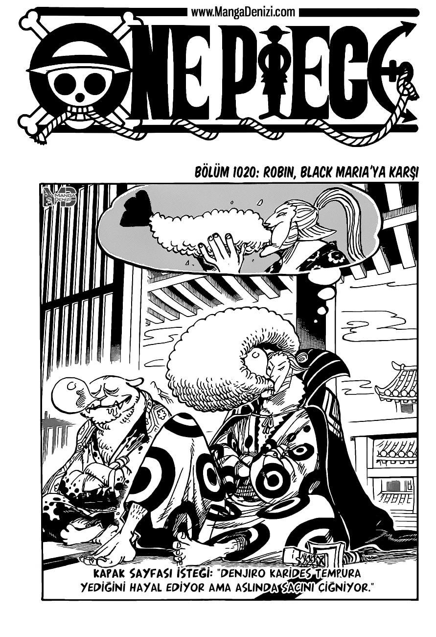 One Piece mangasının 1020 bölümünün 2. sayfasını okuyorsunuz.