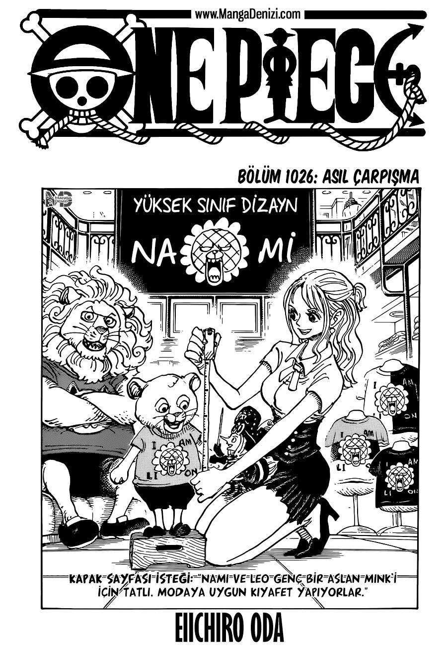 One Piece mangasının 1026 bölümünün 2. sayfasını okuyorsunuz.
