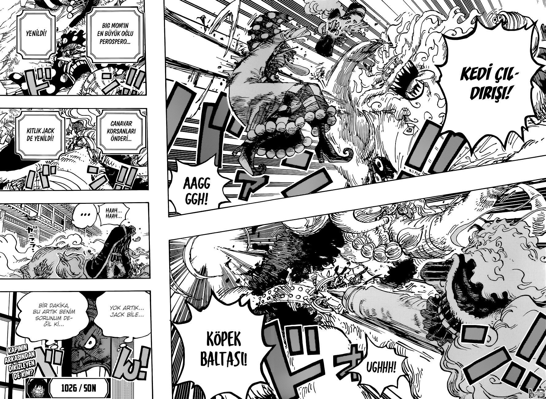 One Piece mangasının 1026 bölümünün 15. sayfasını okuyorsunuz.